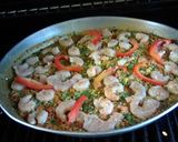 Foto del paso 5 de la receta: Arroz con vegetales mixtos y camarones