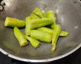 A picture of step 3 of Sindhi Karela Sabji.