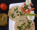 तंदूरी लच्छा रोटी (Tandoori Lachha Roti recipe in Hindi) रेसिपी चरण 8 फोटो