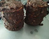 A picture of step 2 of Marigold biscuit cake.