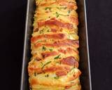 Garlic Scallion Smoke Beef Bread langkah memasak 6 foto