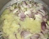 A picture of step 2 of Chana biryani.