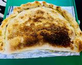 Foto del paso 11 de la receta: 🥟CALZONE🥟 DE PUERROS 🧀QUESO🧀 Y 🍖 JAMÓN🍖 (masa casera) 😋