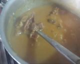 A picture of step 4 of Mutton bong nehari.