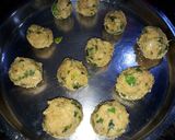A picture of step 3 of Batata vada.