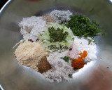 A picture of step 1 of Multigrain Dudhi Thepla.