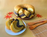 Foto langkah ke 8 dari resep Bolu Marbel 3 Warna.