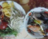 Hình bước làm 2 của món Canh chua đầu cá hồi