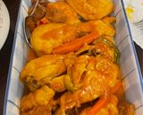 عکس مرحله 1 از دستور مرغ سرخ شده ی رب گوجه ای