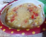 A picture of step 1 of Cheesy Bread Omlette.