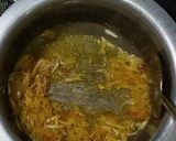A picture of step 3 of Palak Gosht.