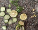 A picture of step 2 of Flat tummy water #theme challenge.