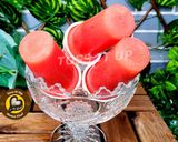 A picture of step 4 of Non Alcoholic Watermelon Coolers Watermelon Slush Watermelon Ice cream Three Varieties One Recipe.