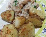 Foto del paso 6 de la receta: Brótola a la Meunière con crema de limón y papas saborizadas