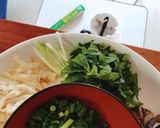 Hình bước làm 3 của món Bún Thang