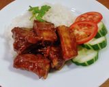 รูปขั้นตอนการทำที่ 3 ของ ซี่โครงหมูอบขิง