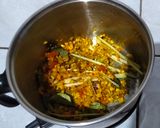 Foto langkah ke 2 dari resep Gulai daun singkong, kacang hijau dan telur puyuh.