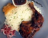 عکس مرحله 10 از دستور چلو مرغ و زردآلو