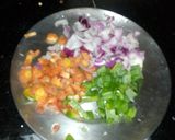 A picture of step 1 of Japeness egg rolls.
