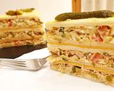 Foto del paso 12 de la receta Pastel frío de atún con pan de molde