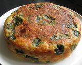 A picture of step 6 of Rice Cooker Spinach & Ham Frittata.
