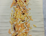 Foto del paso 1 de la receta: Trenza de pavo y extra de "cheese" 🧀🧀🧀🧀
