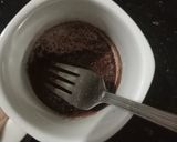 A picture of step 2 of Milky frothy coffee.