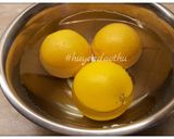 Hình bước làm 2 của món Cam ngâm đường trị cảm cúm
