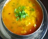 A picture of step 4 of Moth beans daal.