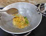 A picture of step 3 of Capsicum Rice.