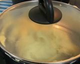 A picture of step 2 of Bangali Moong Dal Pitha.