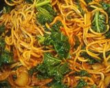 A picture of step 8 of Pasta, Kale and Chorizo Burger.