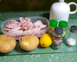 Foto del paso 1 de la receta: Alitas de pollo al horno con patatas