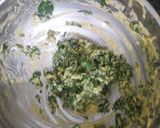 A picture of step 1 of Methi pakora.