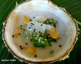 รูปขั้นตอนการทำที่ 6 ของ เปียกปูนใบเตยกะทิสด(ทรงเครื่อง)