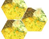 A picture of step 6 of Yellow jollof rice.