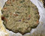 A picture of step 5 of Bread chilla.