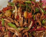Foto langkah ke 5 dari resep Ikan Teri Sambal Mix Buncis.