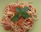 Foto del paso 3 de la receta: Spaghetti con tomate cherry