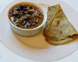 A picture of step 6 of Black beans kootu.