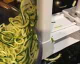 Foto del paso 1 de la receta: Spaghetti zucchini o espaguetis de calabacín al Pesto