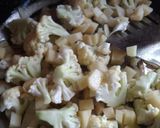 A picture of step 2 of Cauliflower onion curry #Cookpad.