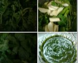 A picture of step 2 of Mint corriender chutney.