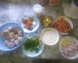 A picture of step 1 of Chicken gol kebab.