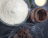 A picture of step 1 of Chocolate coconut truffles 🍫🍬.