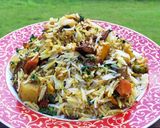 હૈદરાબાદી વેજીટેબલ દમ બિરીયાની (Hyderabadi Vegetable Dum Biryani recipe in Gujarati) રેસીપી સ્ટેપ14ફોટો
