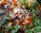 A picture of step 9 of Vegetable Biryani.