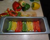 Φωτογραφία βήματος 2 της συνταγής Terrine με πολύχρωμες πιπεριές και μαλακά τυριά. Το καλοκαίρι είναι εδώ!