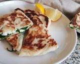 Foto del paso 11 de la receta Pan Árabe con relleno de espinacas y queso
