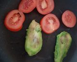 A picture of step 2 of My Egg,Tomato & Garlic Cheese Bread Toasted.